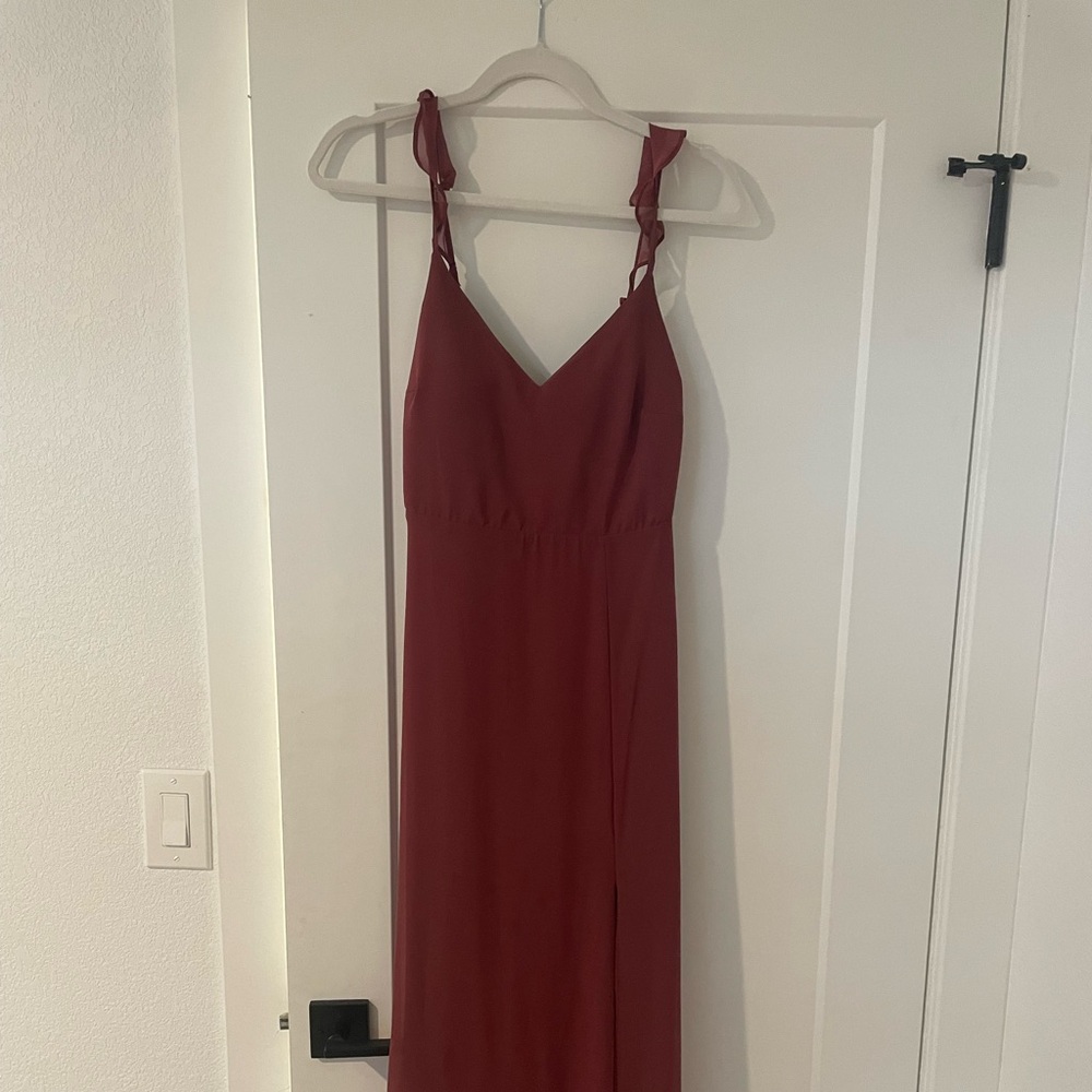 Birdy Grey - Doris Chiffon Dress in Rosewood.